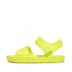 Kids' Fitflop Iqushion Eva Back-Strap Sandals Yellow | IN-DSJOB8053