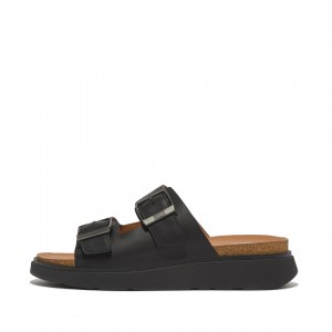 Men's Fitflop Gen-Ff Slides Black | IN-PSHAK7538