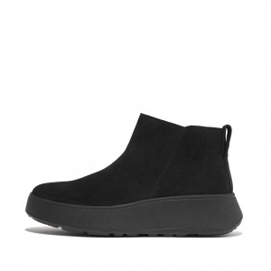 Women's Fitflop F-Mode Ankle Boots Black | IN-NYTFU1854