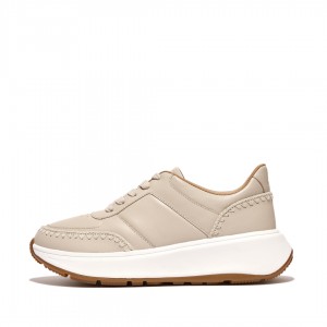 Women's Fitflop F-Mode Sneakers Beige | IN-WYCSI0548