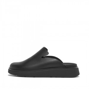 Women's Fitflop Gen Ff Mules Black | IN-DWNRG6189