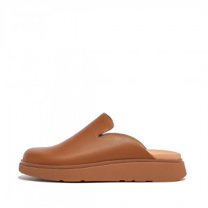 Women's Fitflop Gen Ff Mules Light Brown | IN-DVCJA8741