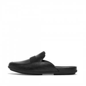 Women's Fitflop Gracie Microfibre Mules Black | IN-VGSHY8107