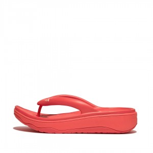 Women's Fitflop Relieff Eva Tpu Thongs Toe-Post Sandals Red | IN-HRGVX6093