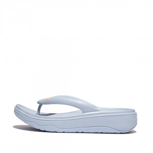 Women's Fitflop Relieff Eva Tpu Thongs Toe-Post Sandals Blue | IN-DYGBF6189