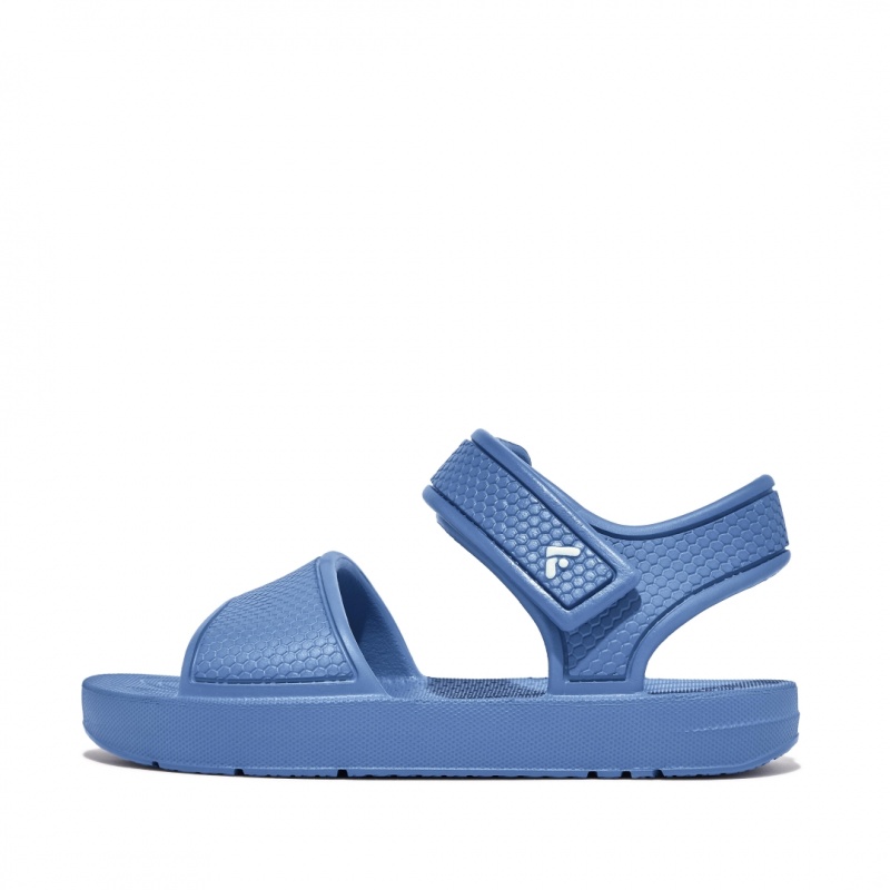 Kids\' Fitflop Iqushion Eva Back-Strap Sandals Blue | IN-TYOLW0214