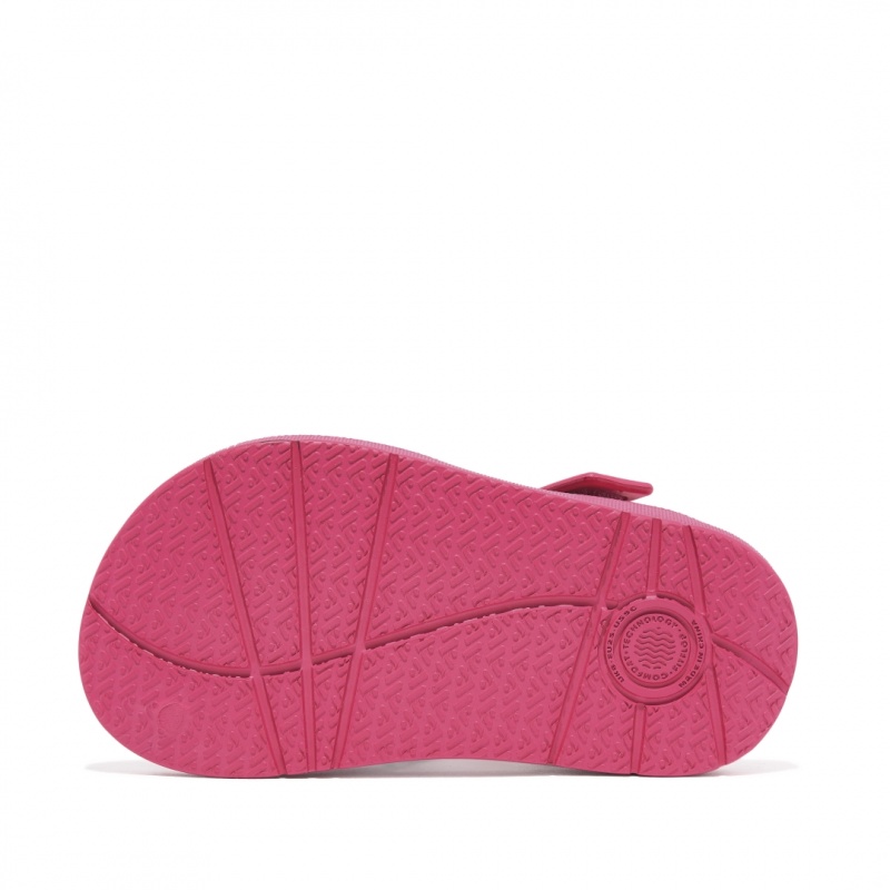 Kids' Fitflop Iqushion Eva Back-Strap Sandals Red | IN-KQELR8052