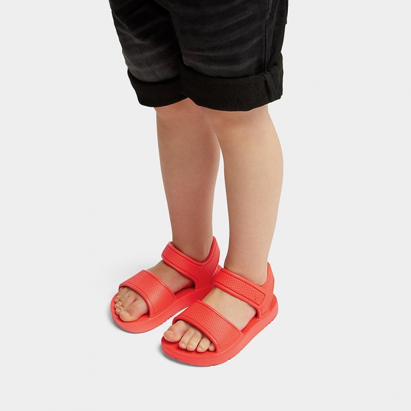 Kids' Fitflop Iqushion Eva Back-Strap Sandals Orange | IN-RTIFA0967