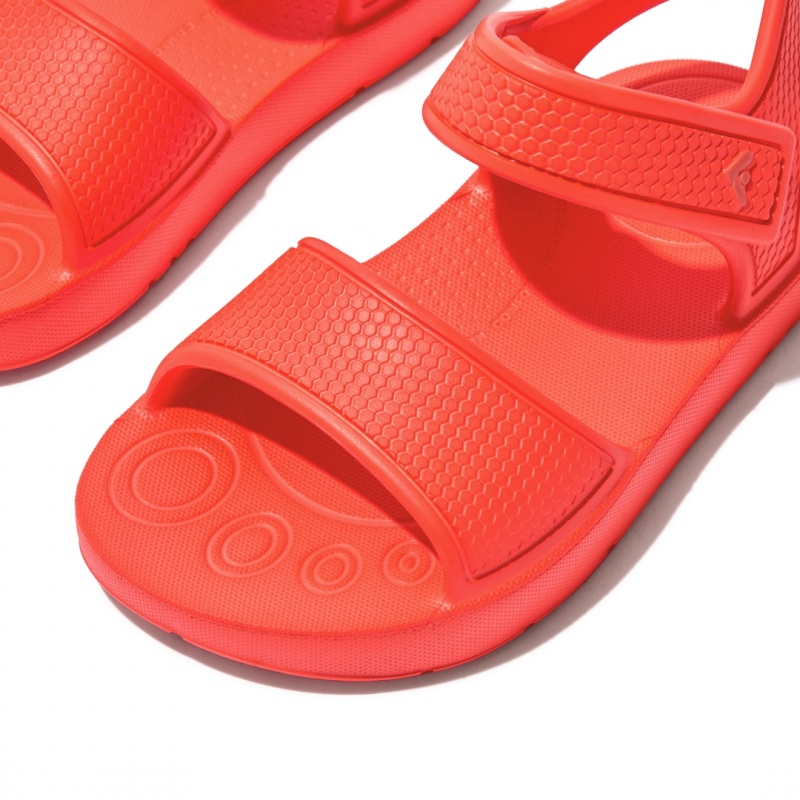 Kids' Fitflop Iqushion Eva Back-Strap Sandals Orange | IN-RTIFA0967