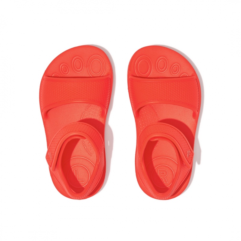 Kids' Fitflop Iqushion Eva Back-Strap Sandals Orange | IN-RTIFA0967