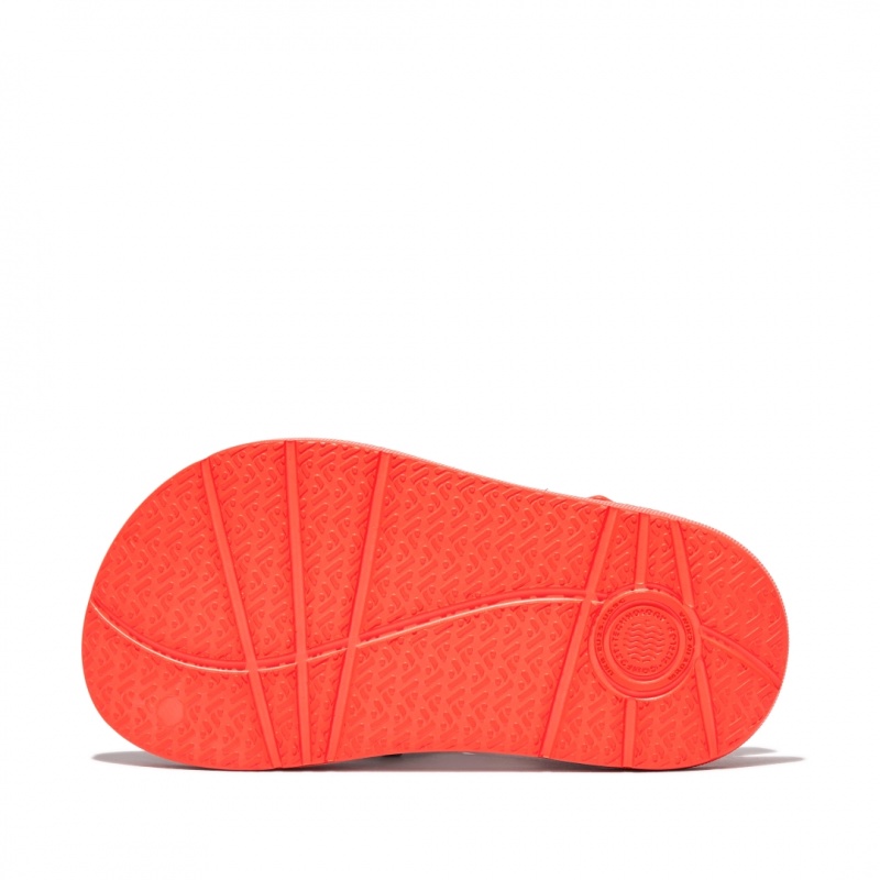 Kids' Fitflop Iqushion Eva Back-Strap Sandals Orange | IN-RTIFA0967