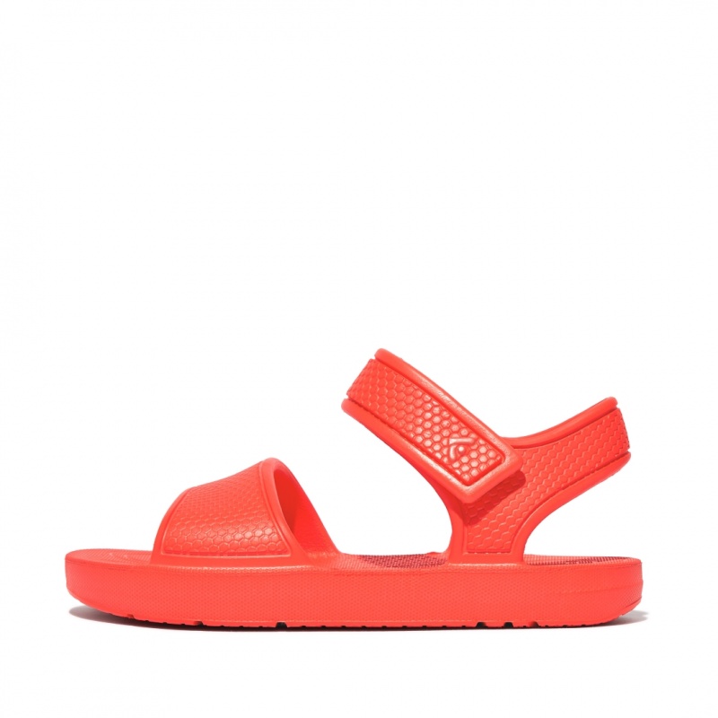 Kids\' Fitflop Iqushion Eva Back-Strap Sandals Orange | IN-RTIFA0967