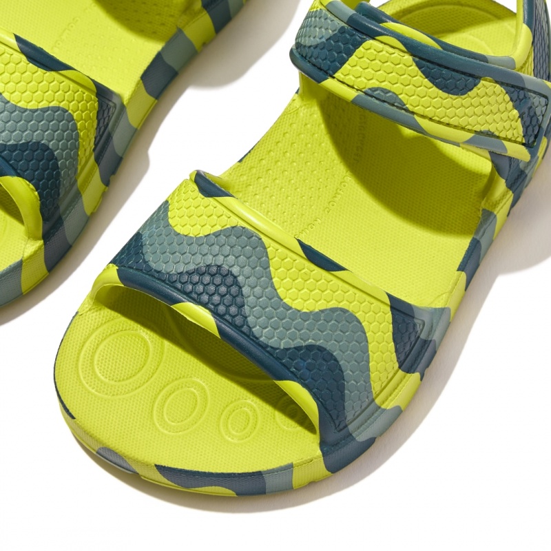 Kids' Fitflop Iqushion Eva Back-Strap Sandals Light Green | IN-BQHGY1867