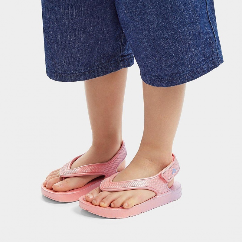 Kids' Fitflop Iqushion Eva Flip Flops Pink | IN-PTAXY7548