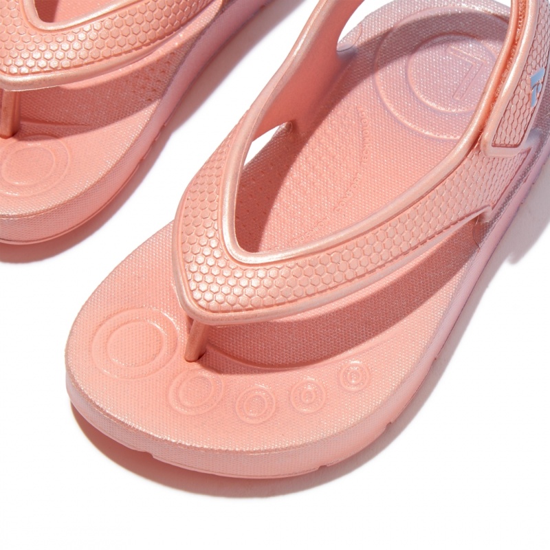 Kids' Fitflop Iqushion Eva Flip Flops Pink | IN-PTAXY7548