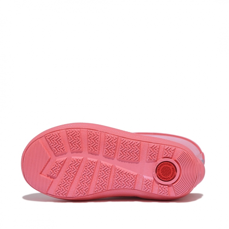 Kids' Fitflop Wonderwelly Welly Rubber Boots Pink | IN-NIDWT2973