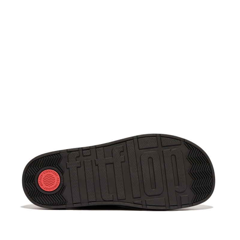 Men's Fitflop Gen-Ff Felt Polyester Mules Black | IN-EDYCO8561