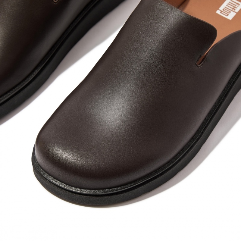 Men's Fitflop Gen-Ff Mules Brown | IN-SHNXO4918