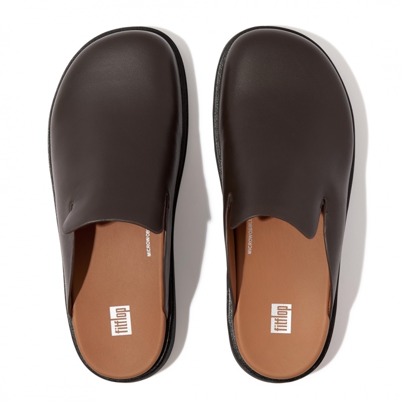 Men's Fitflop Gen-Ff Mules Brown | IN-SHNXO4918