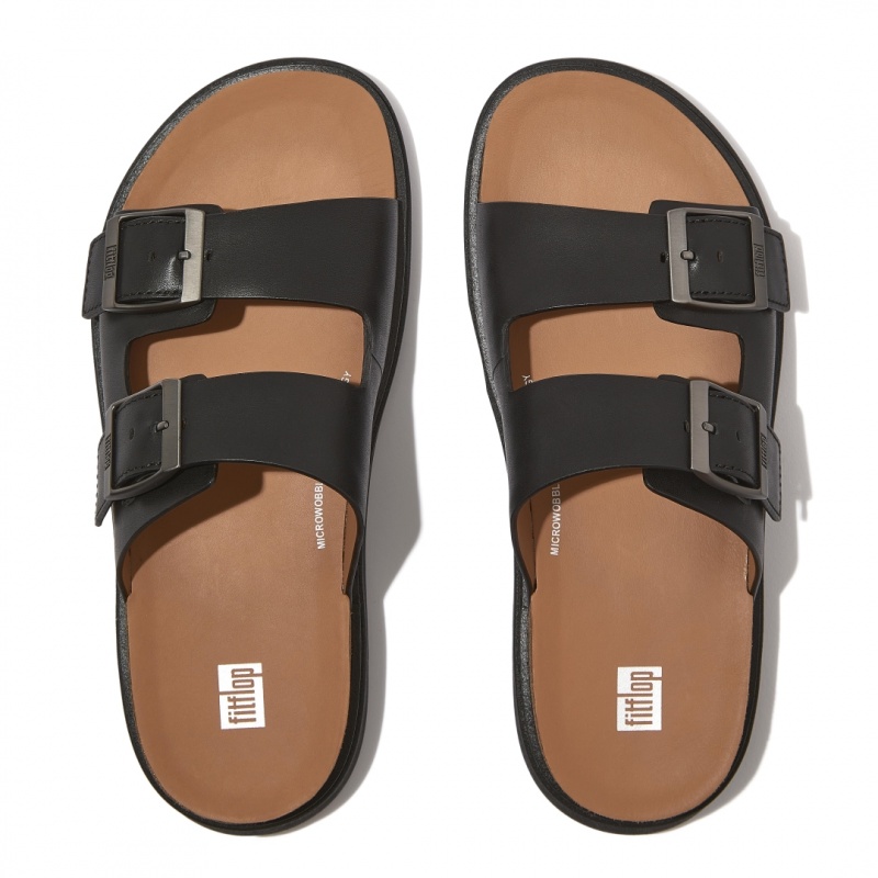 Men's Fitflop Gen-Ff Slides Black | IN-PSHAK7538