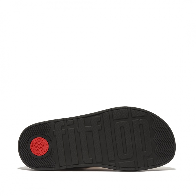 Men's Fitflop Gen-Ff Toe Thongs Black | IN-YXESH6498