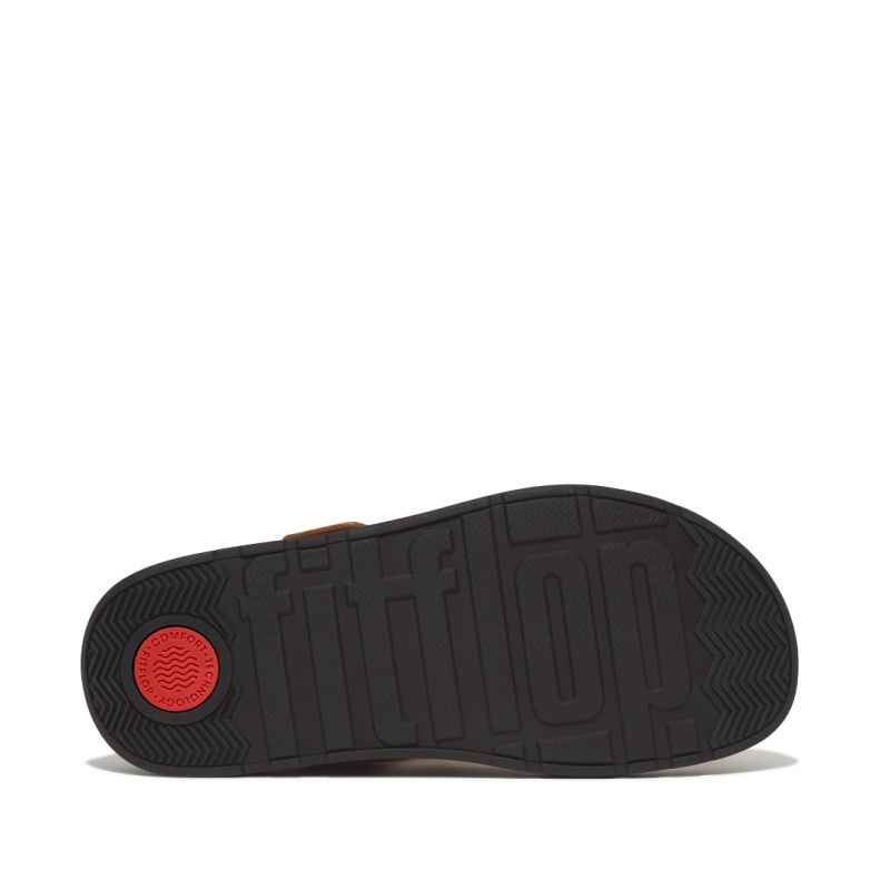 Men's Fitflop Gen-Ff Toe Thongs Brown | IN-TRNJH1734