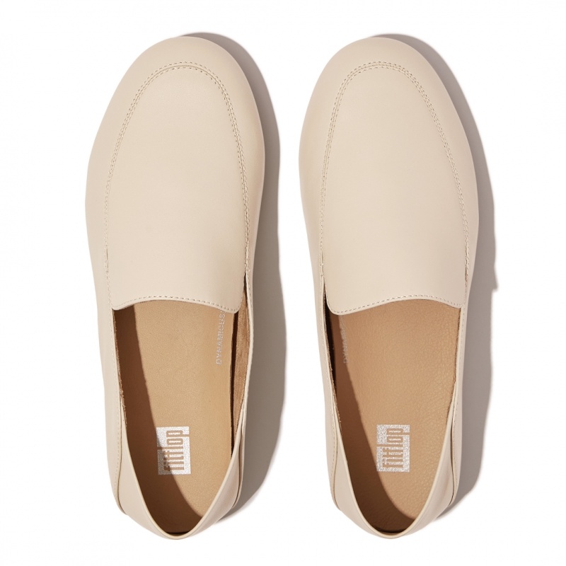 Women's Fitflop Allegro Loafers Beige | IN-JXBSH1768