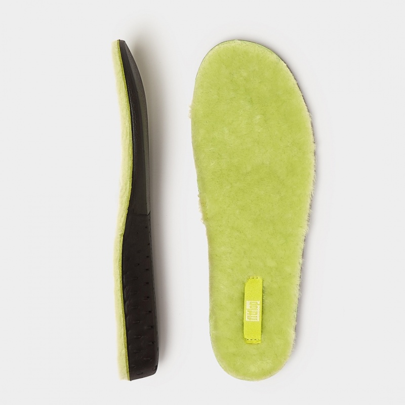 Women's Fitflop Chrissie Shearling Slippers Insoles Yellow | IN-MQYCO9280