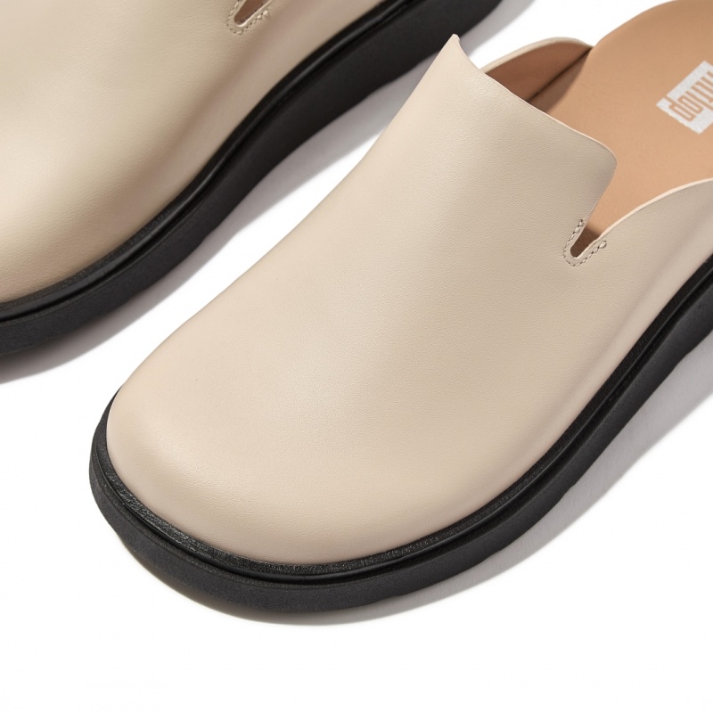 Women's Fitflop Gen Ff Mules Beige | IN-SKGMT2940