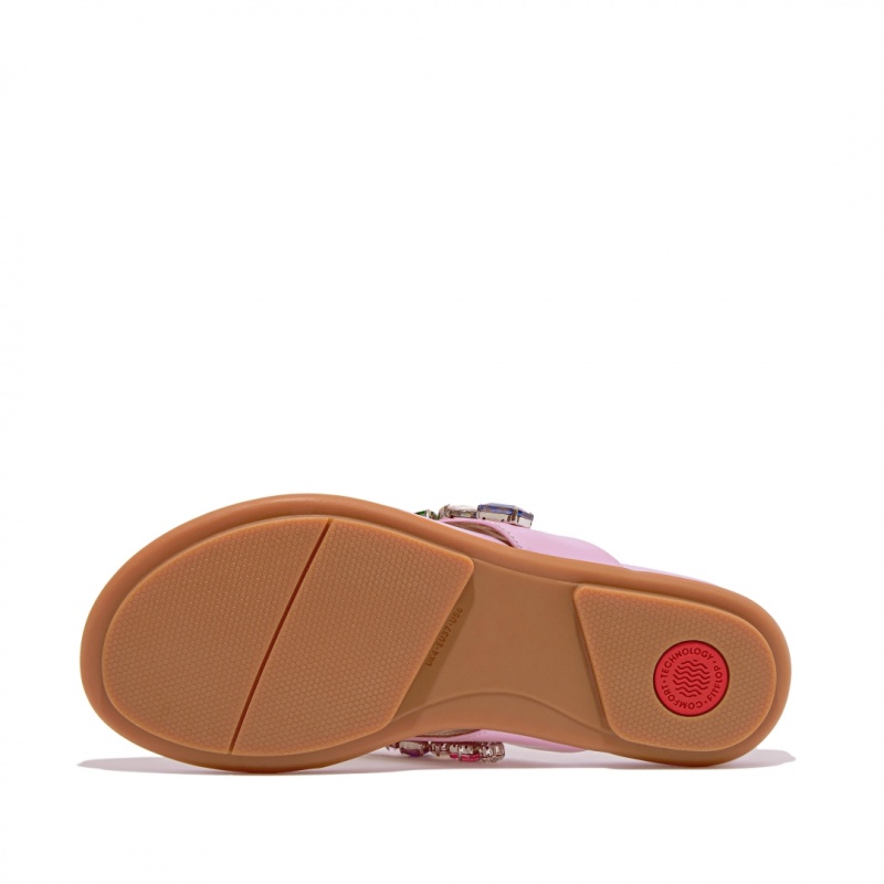 Women's Fitflop Gracie Flip Flops Pink | IN-CNDRM7134