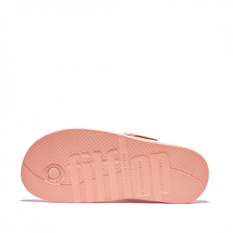 Women's Fitflop Iqushion Rubber Tpu Flip Flops Pink | IN-OYLPR0546