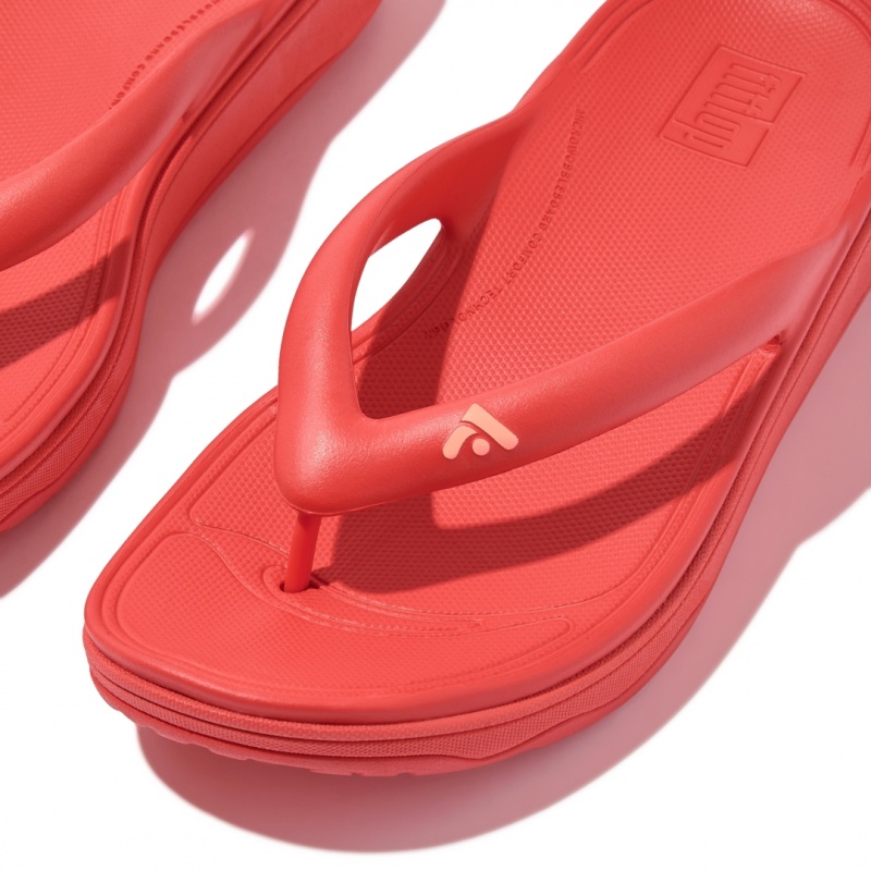 Women's Fitflop Relieff Eva Tpu Thongs Toe-Post Sandals Red | IN-HRGVX6093