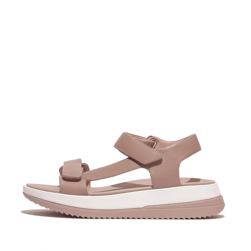 Women\'s Fitflop Surff Back Strap Sandals Beige | IN-ZFDKM4586