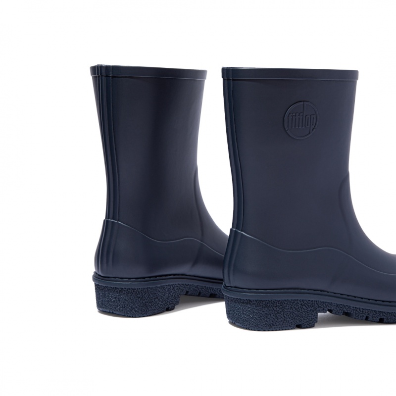 Women's Fitflop Wonderwelly Rain Boots Navy | IN-VMPSQ0465